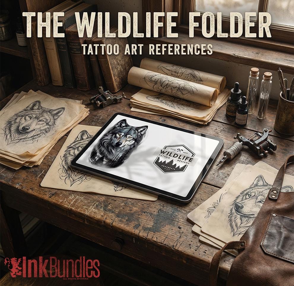 The Wildlife Folder, 50 unique tattoo sleeves by Team Valhalla