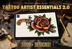 Procreate Tattoo Stamps Brush Set: 3000+ Artist Essentials - PNG & Brushes
