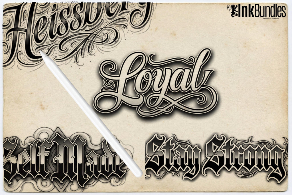 Procreate /Custom lettering brush bundle - creative kit