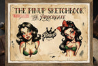 Pinup Sketches - Procreate | 130+ ladies + pdf ( digital download ) Tattoo Flash Art