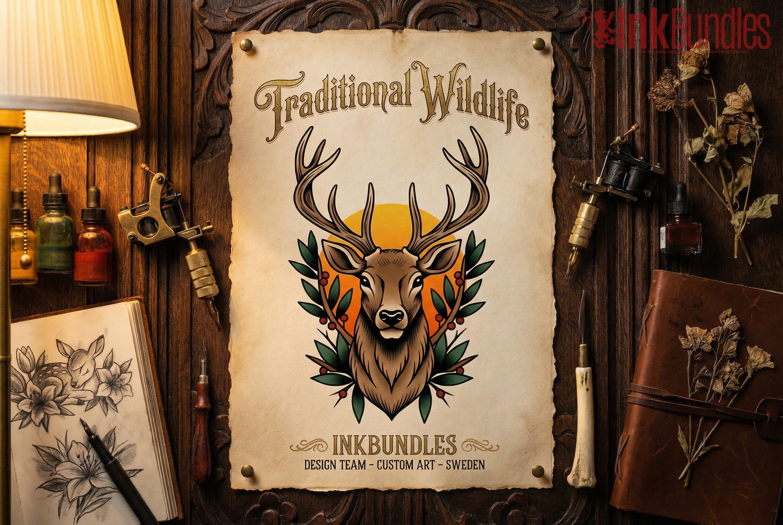 Procreate, Traditional wildlife (Digital Download)