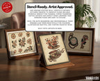 Aristocrats Garden Neo Traditional Tattoo Bundle