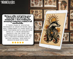 Neo Traditional Animal Tattoo Design Reference Kit, Procreate Brushset & PNG, Flash Stamps for Artists