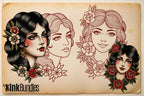 Procreate ~ The traditional lady diy kit