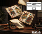 Neo Traditional Japanese Tattoo Reference Kit, Procreate Stamps + PNG, 120+ Clean Stencils