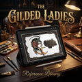 The Gilded Ladies - Tattoo flash art, Procreate brushset, traditional / old school Stencils & references