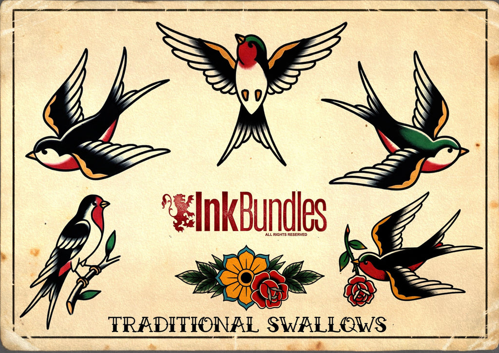 all swallow designs included