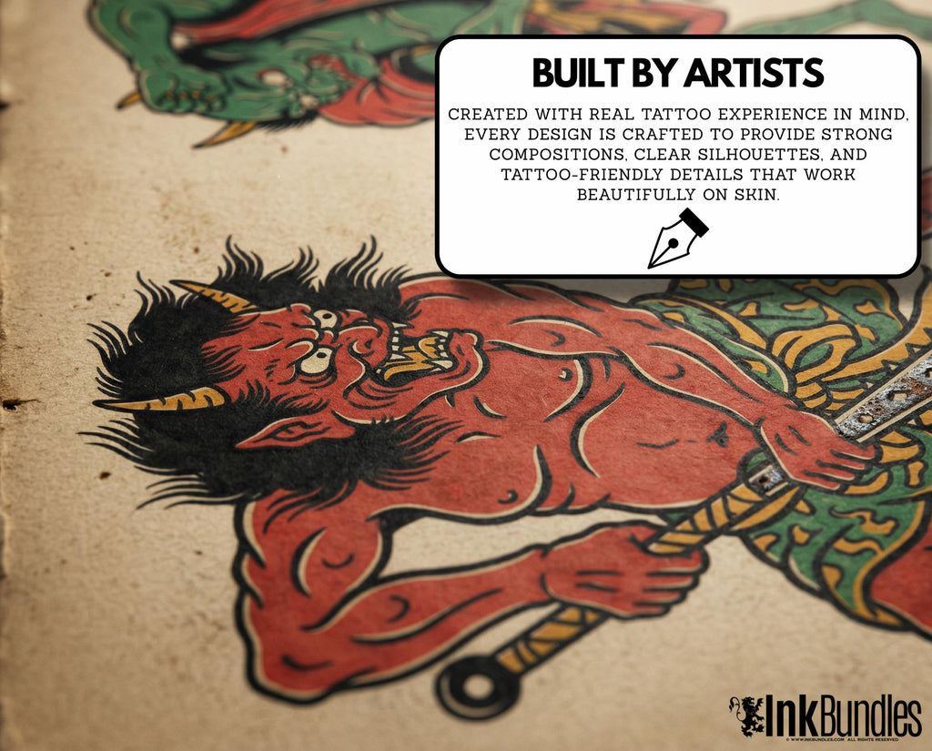 Oni Tattoo References