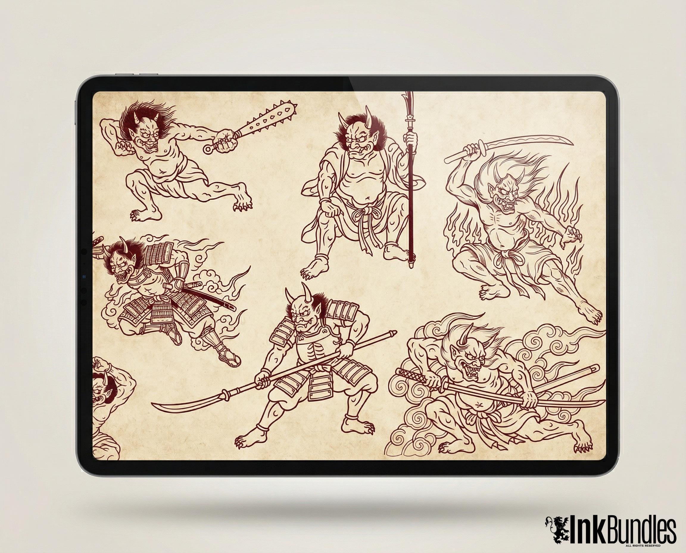 Oni Tattoo References