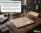 Traditional Tattoo Toolkit for Procreate, Build Your Own Designs, American Traditional Flash Brush Set