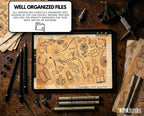 Traditional Tattoo Toolkit for Procreate, Build Your Own Designs, American Traditional Flash Brush Set