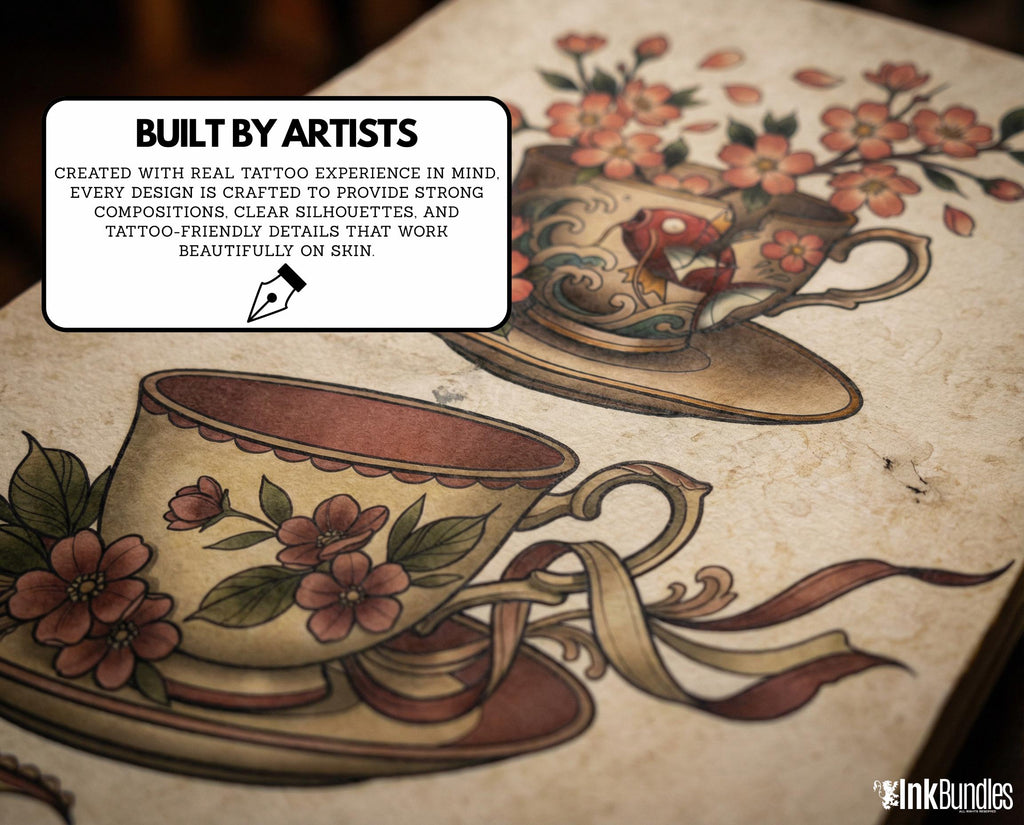 Aristocrats Garden Neo Traditional Tattoo Bundle