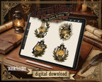 Fire & Torch Tattoo Toolkit, Flame, Lamp PNG Procreate Bundle, Tattoo Flash Brushset for Artists
