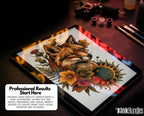 Neo Traditional Animal Tattoo Design Reference Kit, Procreate Brushset & PNG, Flash Stamps for Artists