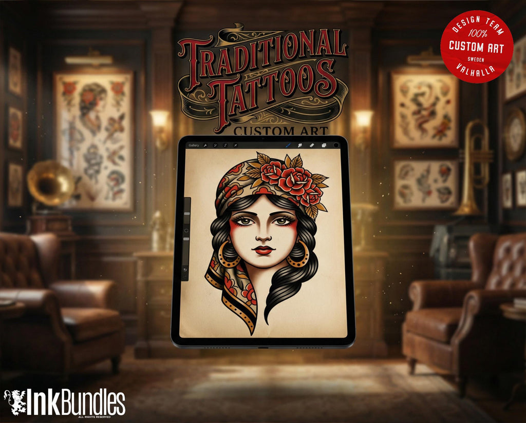 Traditional 1 230+ tattoos, traditional references (digital download)