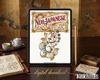 Neo Traditional Japanese Tattoo Reference Kit, Procreate Stamps + PNG, 120+ Clean Stencils
