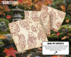Neo Traditional Japanese Tattoo Reference Kit, Procreate Stamps + PNG, 120+ Clean Stencils