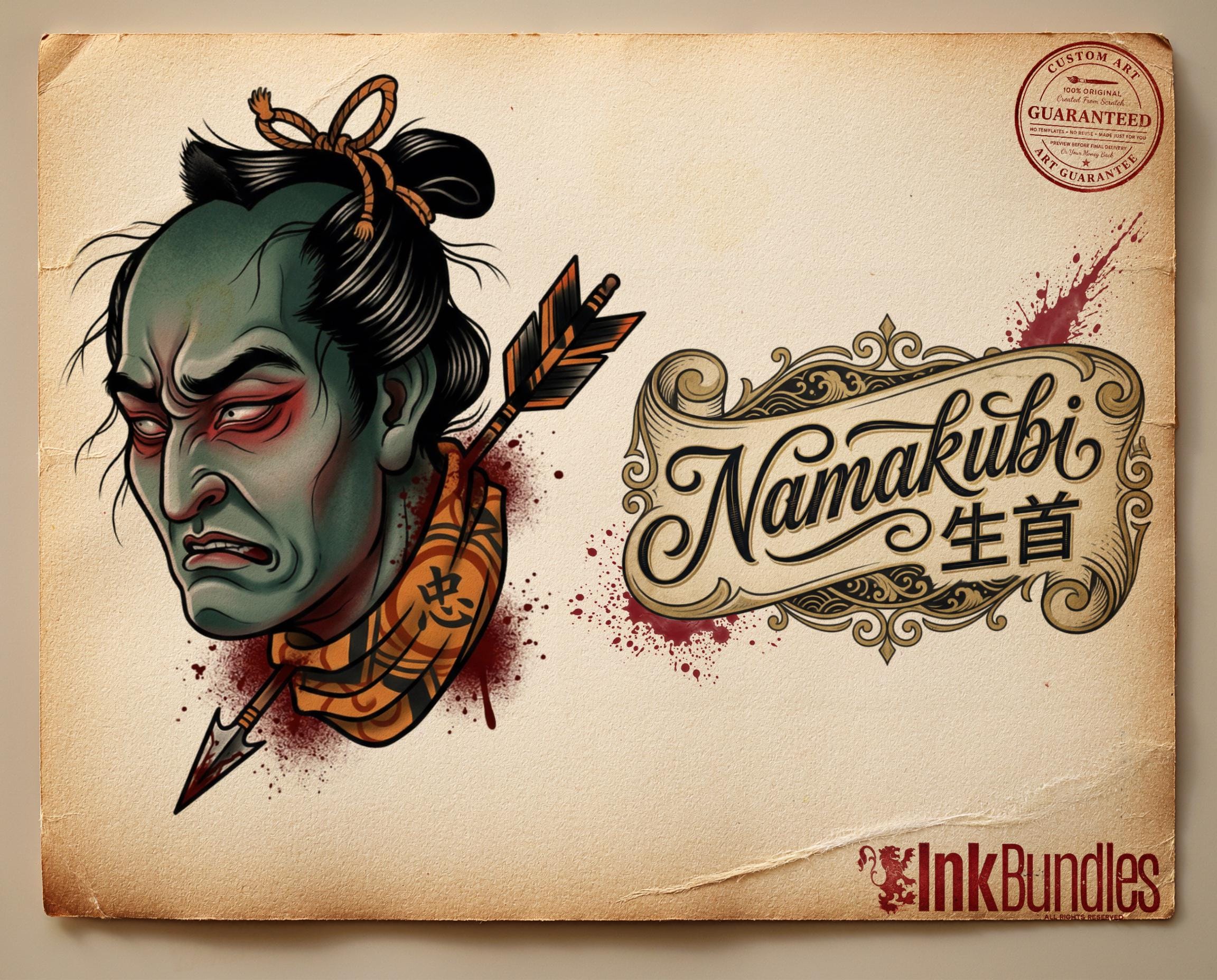 Namakubi Tattoo References