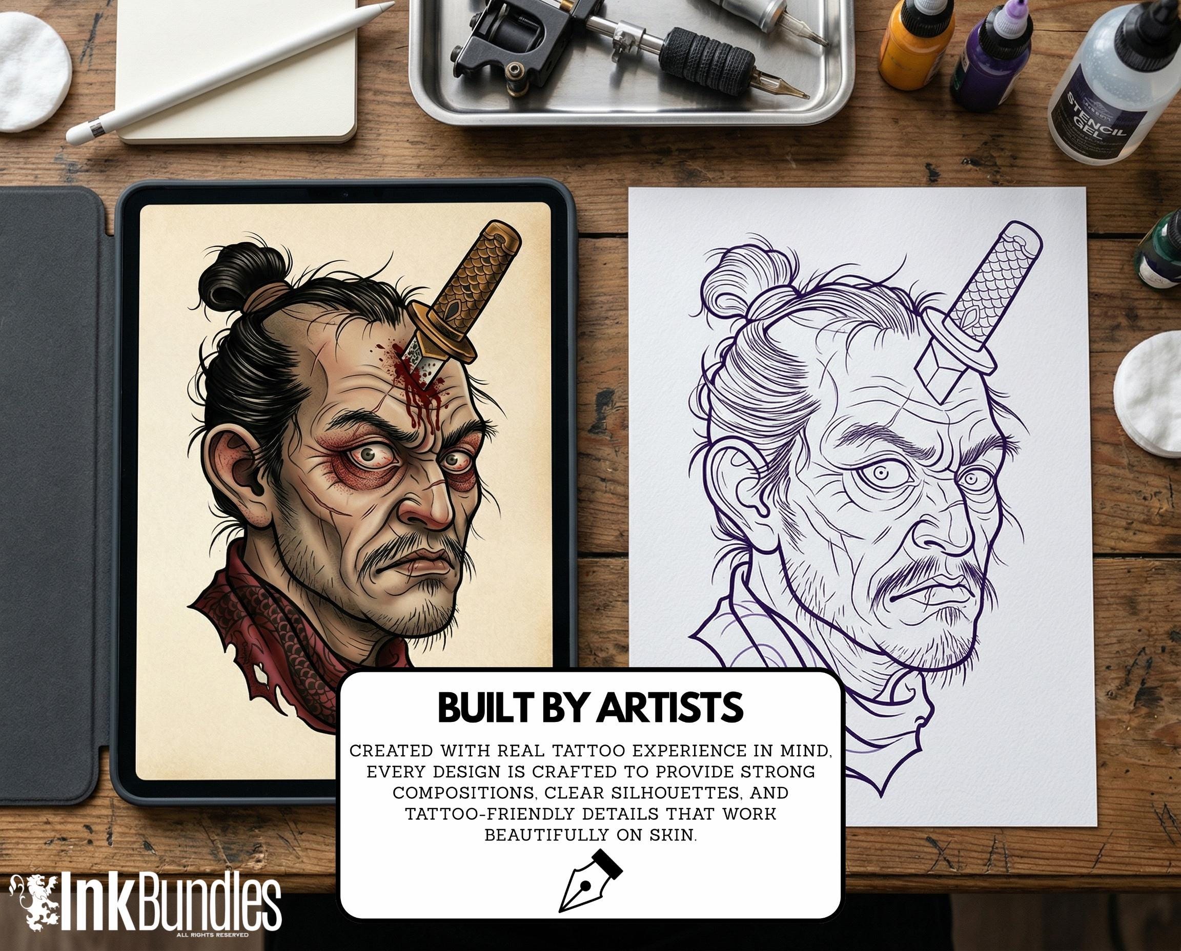 Namakubi Tattoo References