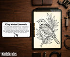 Neo Traditional Birds Tattoo Reference Kit