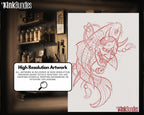 Devotion & Damnation - Neo Traditional Tattoo Flash PDF