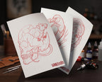 Devotion & Damnation - Neo Traditional Tattoo Flash PDF