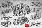 Chicano Lettering Artist for Procreate, tattoo letter design kit,