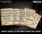 Tattoo Lettering Bundle for Procreate – Chicano Blackletter Fonts, Custom Script Brushes & PNG Lettering Pack