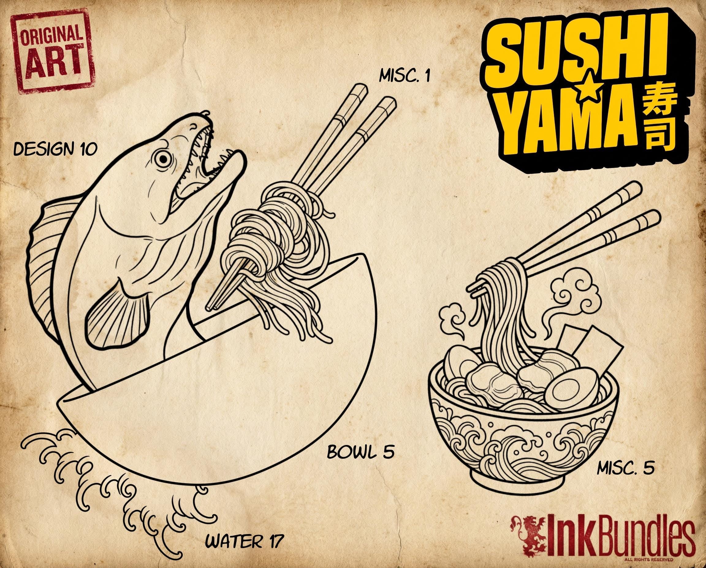 Sushi Yama, Neo-Japanese Flash design kit