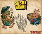 Sushi Yama, Neo-Japanese Flash design kit