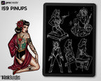 The Traditional Artist vol.3 1100+ Original old-school stencils