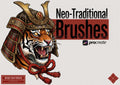 Neo-Traditional Flash Painter Procreate