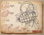 The Tattoo Art Toolkit: 1200+ Custom Stamps & Brushes (Digital Download)