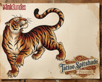 Tattoo Flash Brush Set: Watercolor, Spitshade, Ink, Paper Textures, digital download