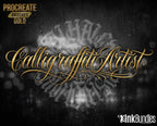 CaliGraffiti Lettering Kit for Procreate: 300+ Custom Letters, 40 Brushes (PDF Guide Included)