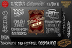 Tattoo Lettering Bundle for Procreate – Chicano Blackletter Fonts, Custom Script Brushes & PNG Lettering Pack