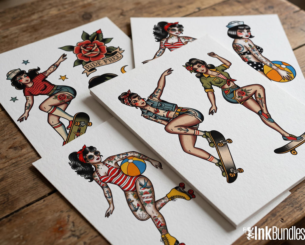 Traditional Pinup design kit