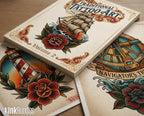 The Traditional Tattoo Artist 2 - 1000+ files, PNG, SVG & EPS Procreate/Photoshop Stencils