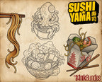 Sushi Yama, Neo-Japanese Flash design kit