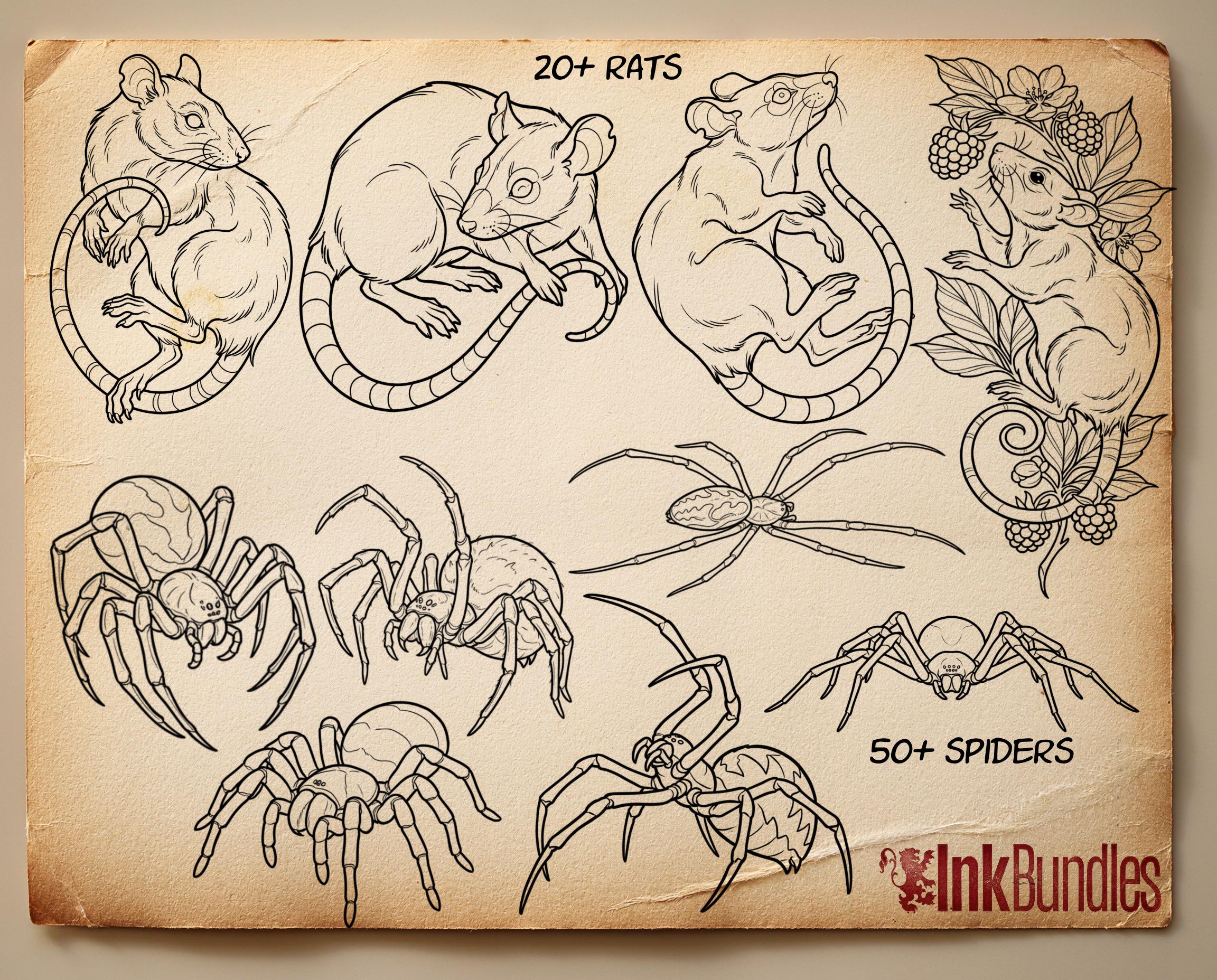 The Tattoo Art Toolkit: 1200+ Custom Stamps & Brushes (Digital Download)