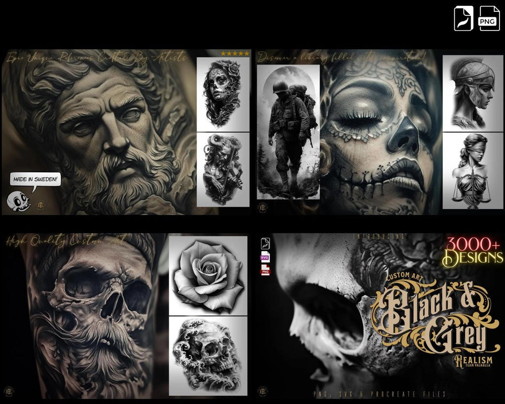 Procreate Ultimate Tattoo Reference Library