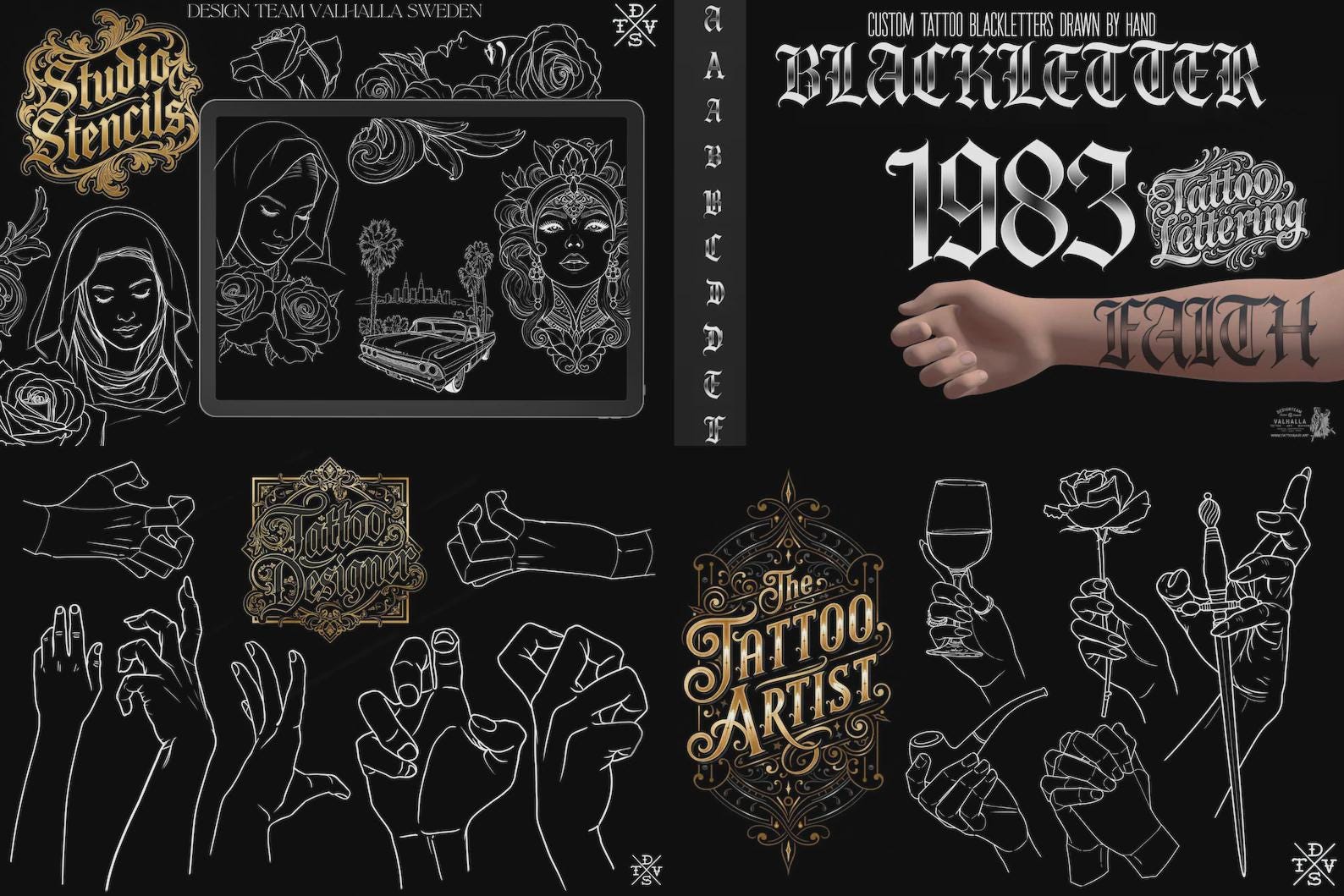 Procreate Ultimate Tattoo Reference Library