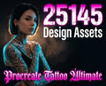 Procreate Tattoo Encyclopedia: 25145+ Design Assets | Digital Download