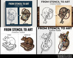 Traditional Rats - custom art | Tattoo Stencils | Flash designs