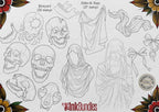 Procreate Neo-Traditional Toolkit | original art | 1000+ assets | Tattoo Creative Kit