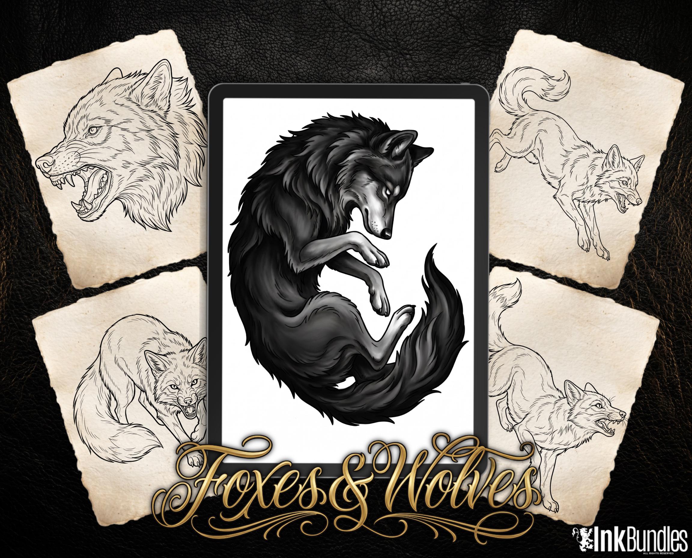 Procreate Tattoo collection 2025 | high resolution stencils | Creative Original Tattoo Stamp Brushes
