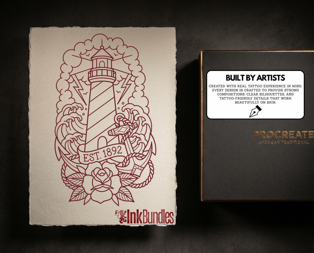 The Traditional Artist vol.3 1100+ Original old-school stencils