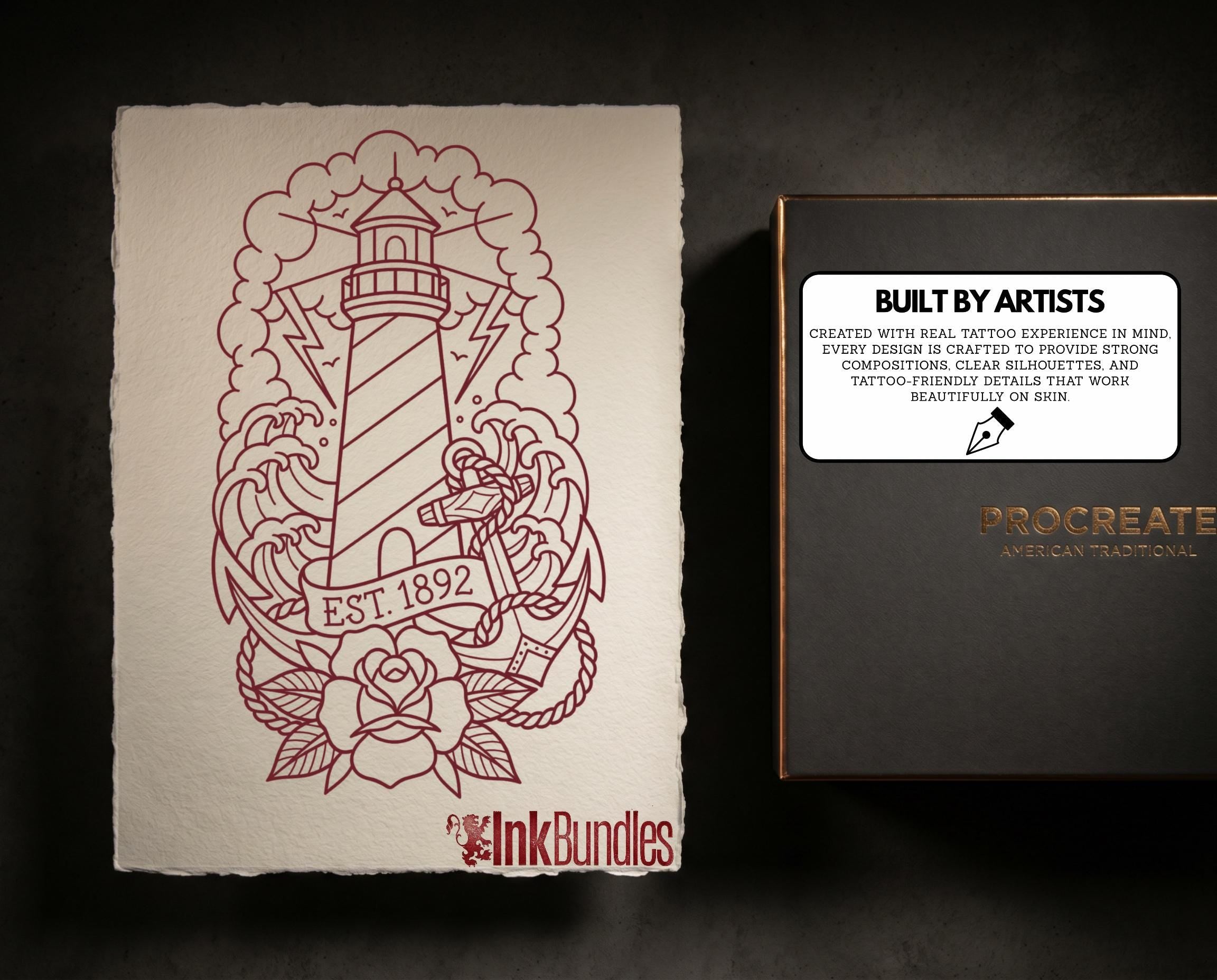 The Traditional Artist vol.3 1100+ Original old-school stencils