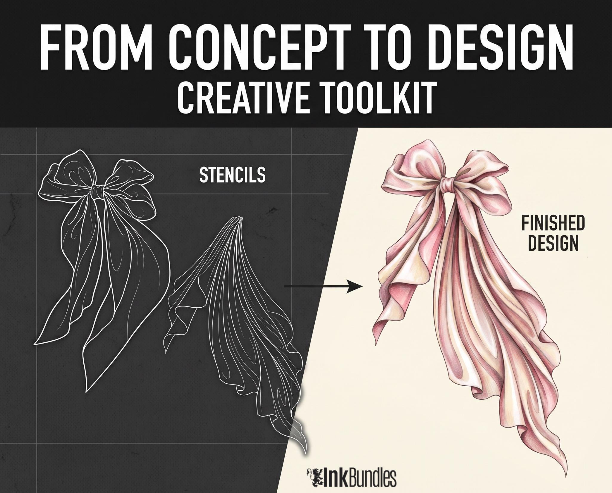 Art Nouveau Designs | Procreate + PNG & Ebook| Floral Designs | stencils
