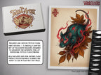 Procreate Neo-Traditional Toolkit | original art | 1000+ assets | Tattoo Creative Kit